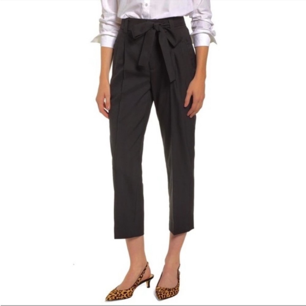 J. Crew Collection Black Cropped Pants
